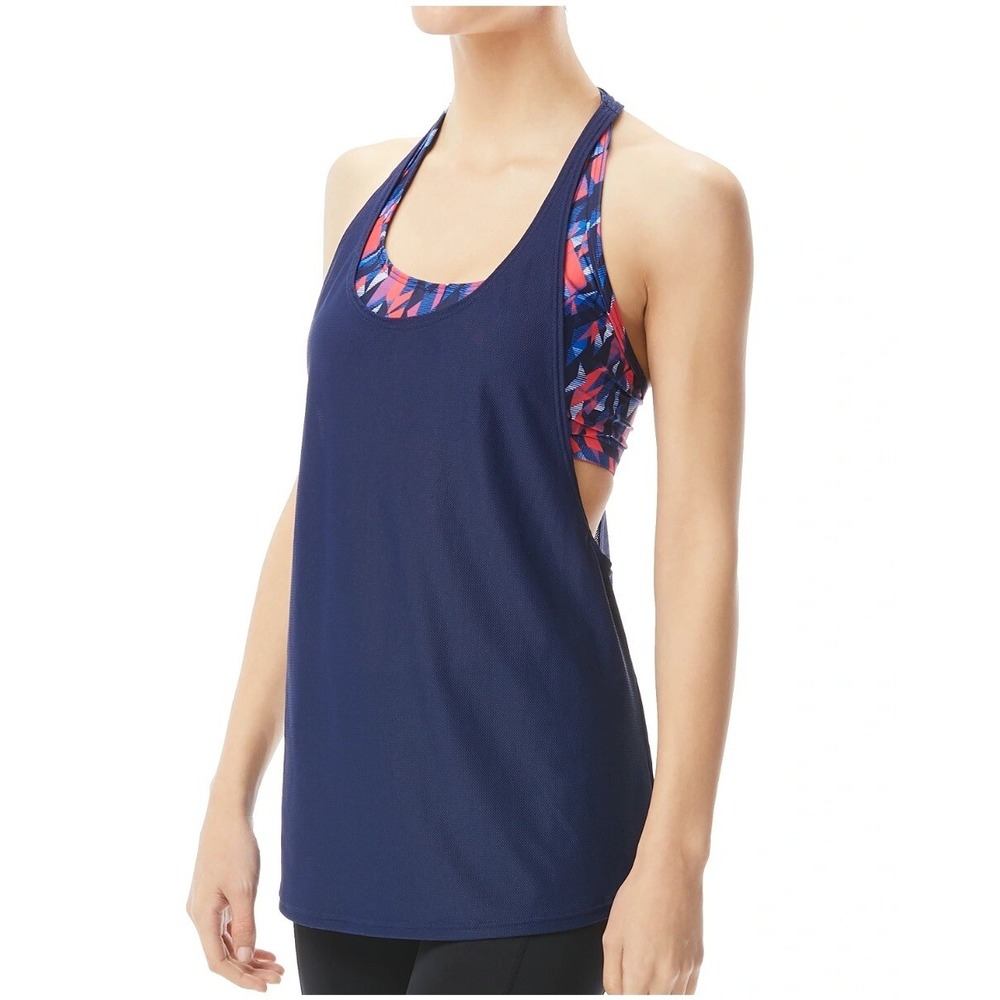 NWT Women's TYR Polar Harper 2 In 1 Tank Swimwear Suit‎ - Size S (4/6)